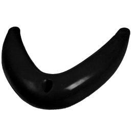 059037 Boegfender 80 mm x 700 mm. Zwart.