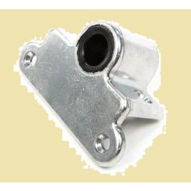 129 Aluminium roeidolhouder haaks met vergrendeling (opbouw).