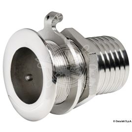 17.523.16 Huiddoorvoer RVS met slangtule Ø 2" x 55 mm.