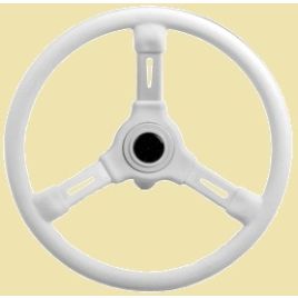 062101 Stuurwiel Riviera, kleur wit, Ø 350 mm.