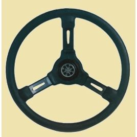 062100 Stuurwiel Riviera, kleur zwart, Ø 350 mm.