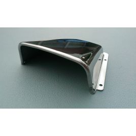 048975 Luchtschelp RVS. Afmeting: 126 x 143 x 47 mm (LxBxH).