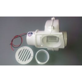 001224 Afzuigventilator (continu) voor motorruimten 24V. 280 m³/h.