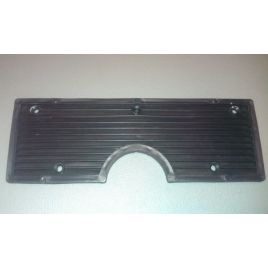 34101 Spiegelbeschermplaat 5 gats kunststof zwart - 265/250 mm.