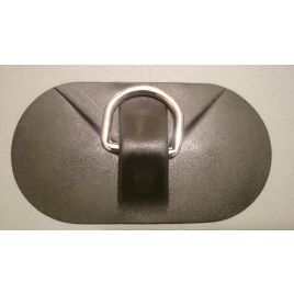 SSL261184 Universeel RVS D-ring met patch. Afm. 175x94mm.