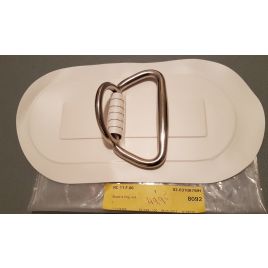 02-031067WH Boeghandgreep (wit) voor Nimarine / Suzumar rubberboten.  