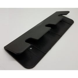 021032BL Haak voor onderzijde zitbank rubberboot. Zwart.