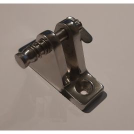 30905 Montagevoet met gaffelpen - RVS 316.