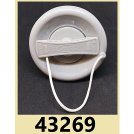 43269 Jodca luchtventiel voor rubberboten.  Grijs.