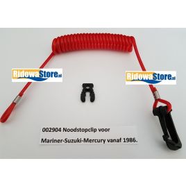 002904 Noodstopclip voor Mariner-Suzuki-Mercury vanaf 1986.