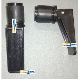 008566 Kunststof knelplug zwart Ø 22/24 mm.