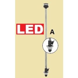 015500 360º Toplicht LED wit 12V. Voetmontage (A).