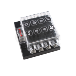 025230 Zekeringkast met 6 aansluitingen.