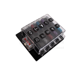 025233 Zekeringkast met 12 aansluitingen.