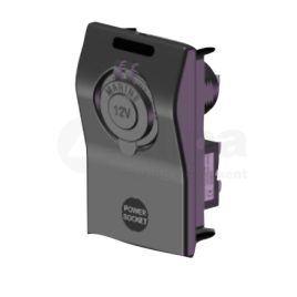 025330 *Modulair 12V minipaneel met 12V stekkerdoos.