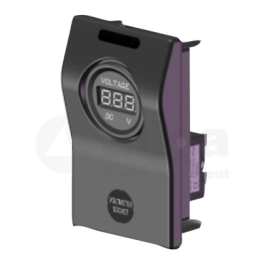 025333 *Modulair 12V Minipaneel met voltmeter.