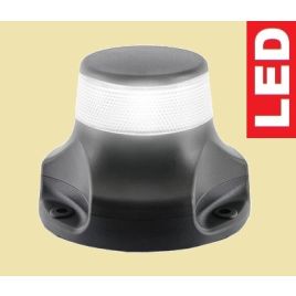 041335 Hella toplicht 360º wit licht 9-33V. Zwarte voet.