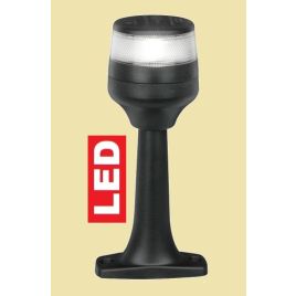 41361 Hella toplicht 360º wit licht 9-33V. Op voet.