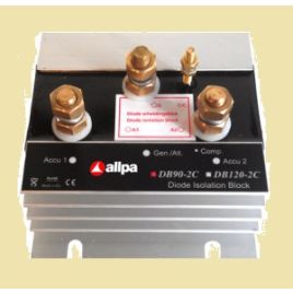 056172 Diode Block 12/24V. 3 accu/90A.