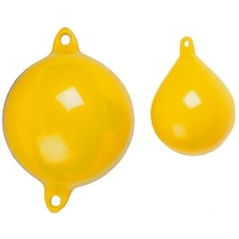 059085 Ankerboei / anchor buoy Ø 350 mm x 460 mm - 2 ogen - kleur geel.