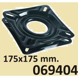 069404 Universeel draaiplateau 360°. 175x175 mm.