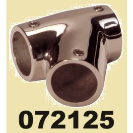 072125 RVS T-stuk rechts 60° - voor buis Ø 22,25 mm.