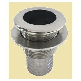 072699 RVS huiddoorvoer met slangtule Ø 1¼".