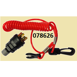 078626 Noodstopschakelaar / stopschakelaar universeel. 