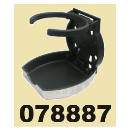 078887 Bekerhouder RVS uitklapbaar.