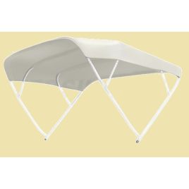 080054/W Zonnetent 'Sixty' wit. Afm. 255x252x156cm (bxlxh).