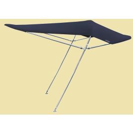 080192/B Zonnetent 'Aria' navy. Afm. 185x200x122cm (bxlxh). Buis Ø22mm.