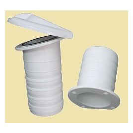 1647088 Nylon huiddoorvoer met klep en slangtule.