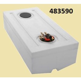 483590 Polyethylene drinkwatertank wit 190 liter.