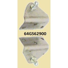 64GS62900 RVS bracket hoog 90º 10mm ballstud lengte 51 mm (2 per kit).