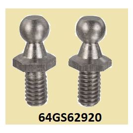 64GS62920 Set (2x) Balljoint RVS 10mm x M8.