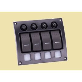 64SP21000 Sierra schakelpaneel 12/24V 4 pos.