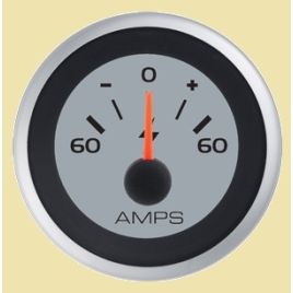 65550SSFE Voltmeter 12V Ø2" 10-16VDC. RVS/grijs.