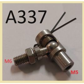 A337 Fitting voor bedieningskabels CC230, CC330 en CCX633.