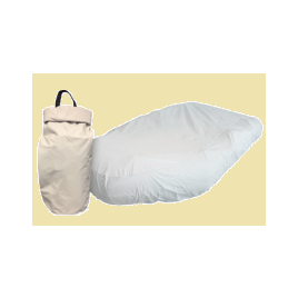 038961 Afdekzeil voor rubberboot. Bootlengte 350 cm.
