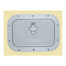 494112 Aluminium luik 350 x 600 mm. Grijs.