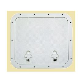 494116 Aluminium luik 270 x 370 mm. Blank.