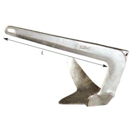 072440 Bruce anker verzinkt - 40,0 kg - lengte 830 mm.