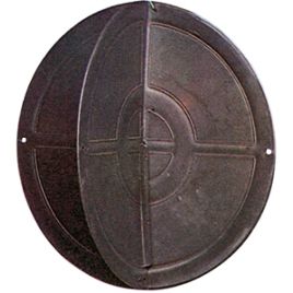 008005 Ankerbal van zwart kunststof Ø 350 mm.