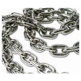 024006 Ankerketting RVS - 6 mm - per meter.