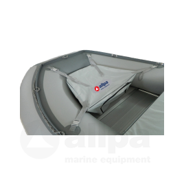 038887 Boegtas universeel voor rubberboot 350-390 cm. Kleur lichtgrijs.