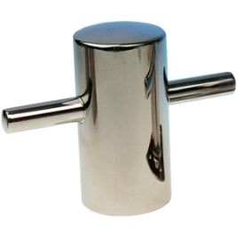 048320 Bolder RVS 316 - hoogte 120 mm - Ø 60 mm - boutmontage.