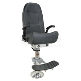 069227 Luxe stuurstoel Royal de Luxe zwart.