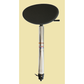 069468 Set 2-delig control post 'Taper-Lock' stoelpoot en zitting. Antraciet.