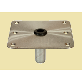 069472 RVS voetplaat voor 'KingPin' en 'Hi-Lo/Power-Rise KingPin'.