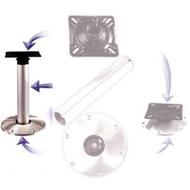 069187 Stoelpoot set 'Plug-In High-Low' - hoogte 381 mm.